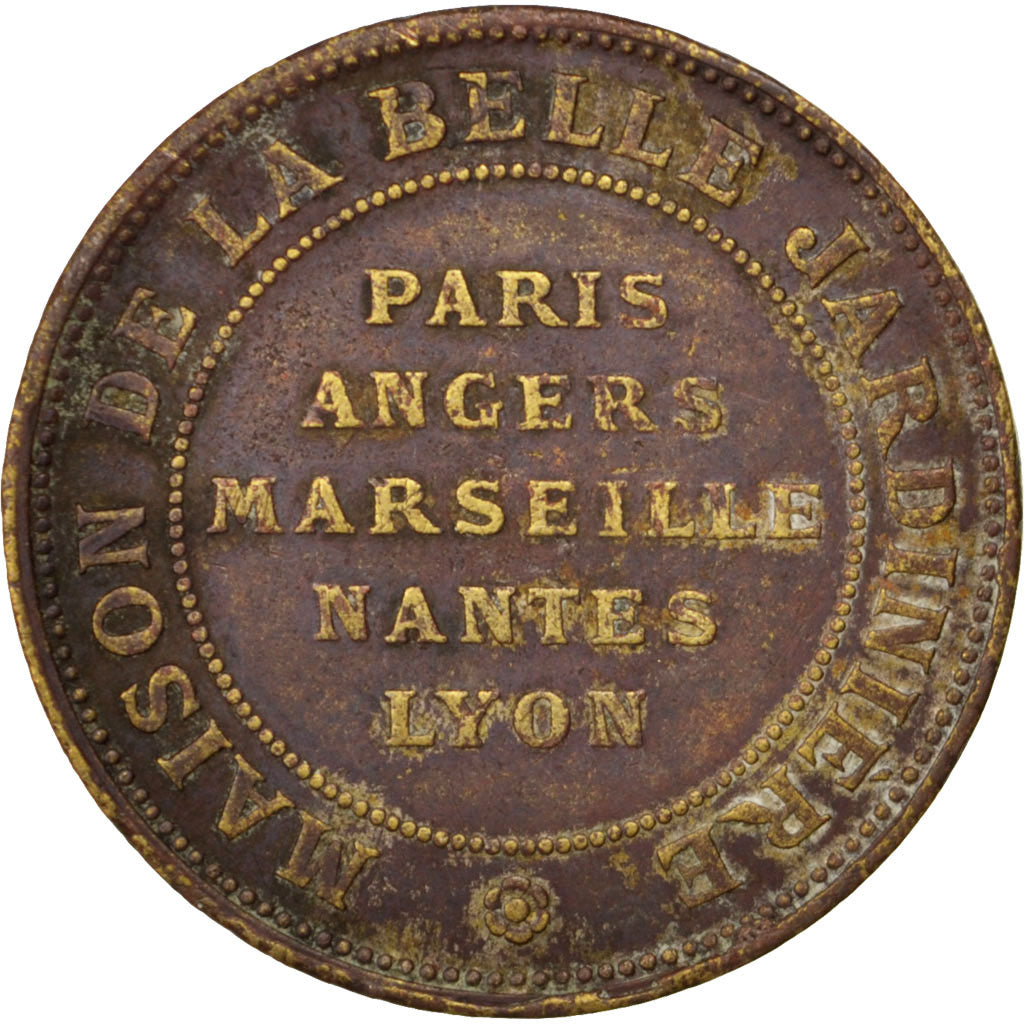 France, Medal, French Third Republic, Flora, VF(30-35), Copper
