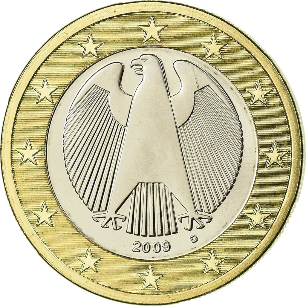 GERMANY - FEDERAL REPUBLIC, Euro, 2009, MS(65-70), Bi-Metallic, KM:257