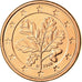 République fédérale allemande, Euro Cent, 2009, FDC, Copper Plated Steel