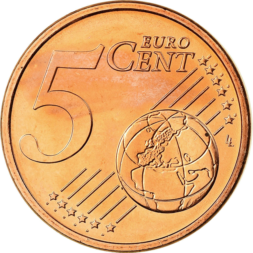 République fédérale allemande, 5 Euro Cent, 2009, FDC, Copper Plated Steel