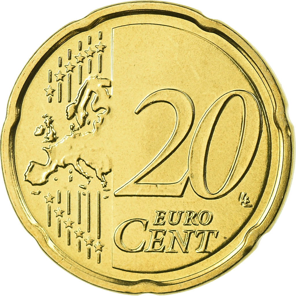 République fédérale allemande, 20 Euro Cent, 2009, FDC, Laiton, KM:255