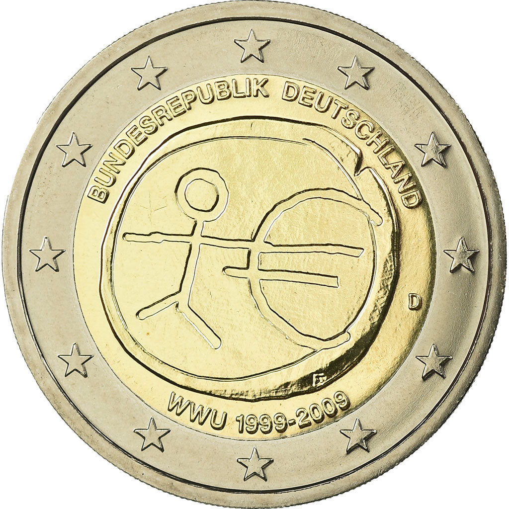 République fédérale allemande, 2 Euro, 2009, FDC, Bi-Metallic, KM:277
