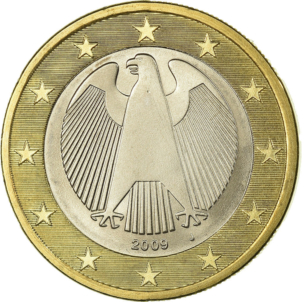 GERMANY - FEDERAL REPUBLIC, Euro, 2009, MS(65-70), Bi-Metallic, KM:257