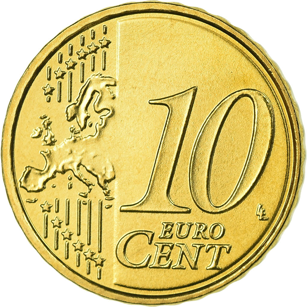 GERMANIA - REPUBBLICA FEDERALE, 10 Euro Cent, 2009, FDC, Ottone, KM:254