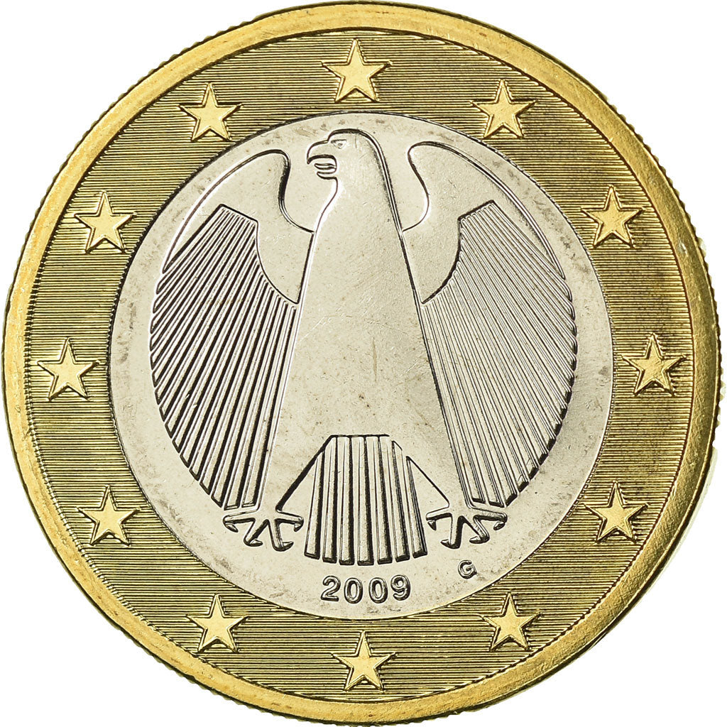 GERMANY - FEDERAL REPUBLIC, Euro, 2009, MS(65-70), Bi-Metallic, KM:257