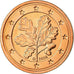 GERMANY - FEDERAL REPUBLIC, 2 Euro Cent, 2009, MS(65-70), Copper Plated Steel