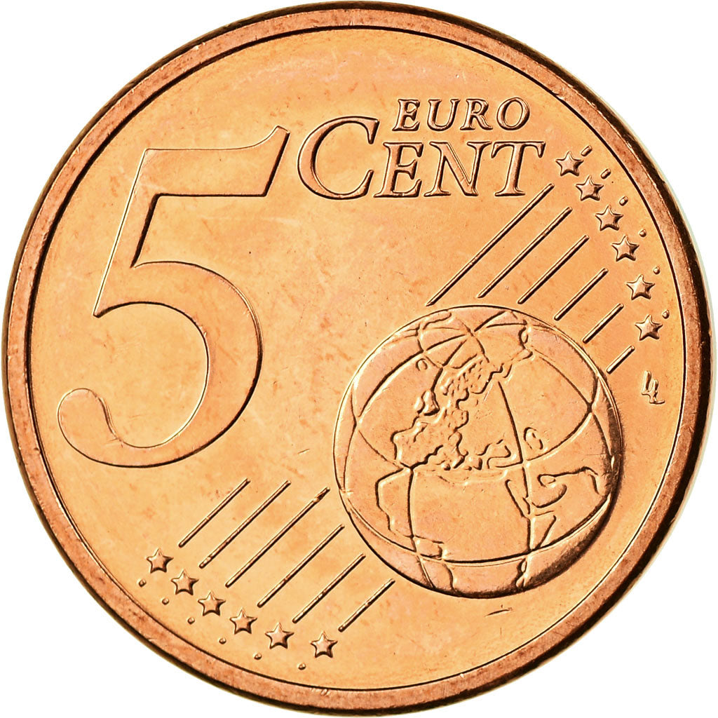 ALEMANIA - REPÚBLICA FEDERAL, 5 Euro Cent, 2009, FDC, Cobre chapado en acero