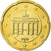 République fédérale allemande, 20 Euro Cent, 2009, FDC, Laiton, KM:255