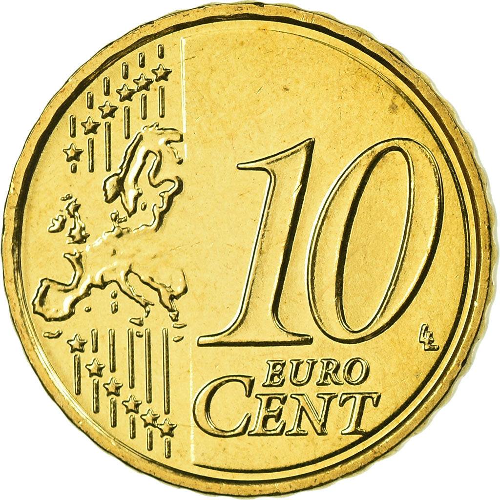 Bundesrepublik Deutschland, 10 Euro Cent, 2009, STGL, Messing, KM:254