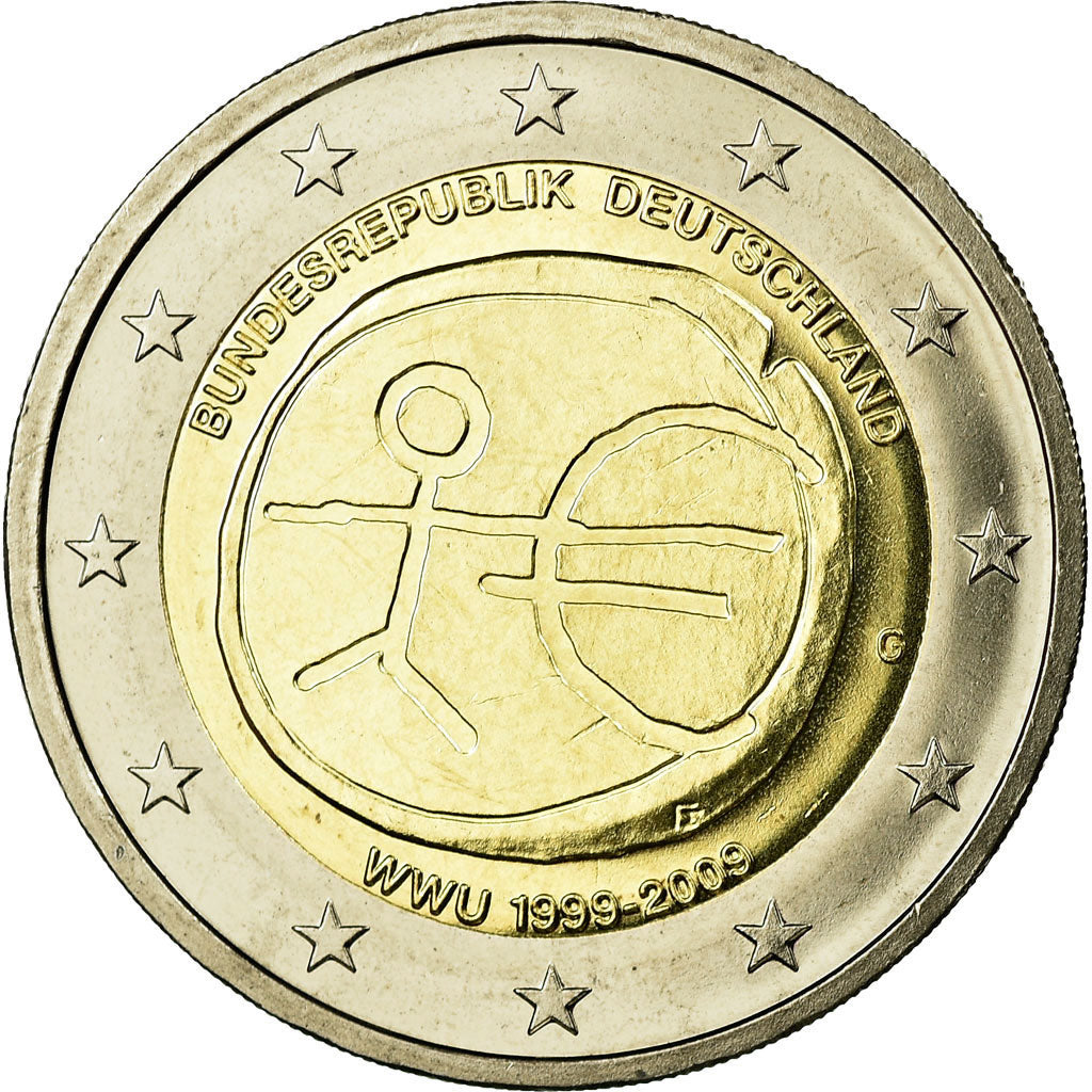 République fédérale allemande, 2 Euro, EMU, 2009, SPL, Bi-Metallic, KM:277