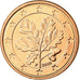 GERMANY - FEDERAL REPUBLIC, Euro Cent, 2009, MS(63), Copper Plated Steel, KM:207