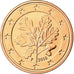GERMANIA - REPUBBLICA FEDERALE, 5 Euro Cent, 2009, SPL, Acciaio placcato rame