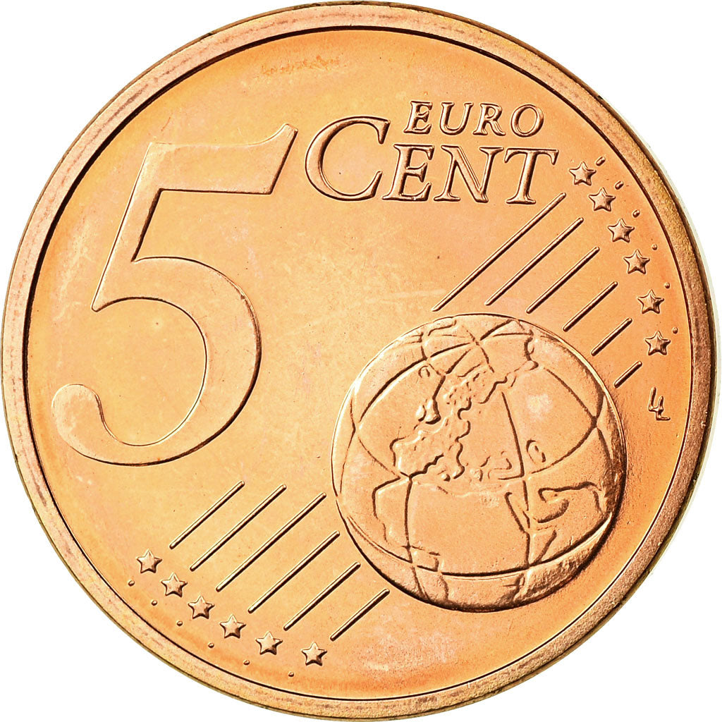 GERMANIA - REPUBBLICA FEDERALE, 5 Euro Cent, 2009, SPL, Acciaio placcato rame