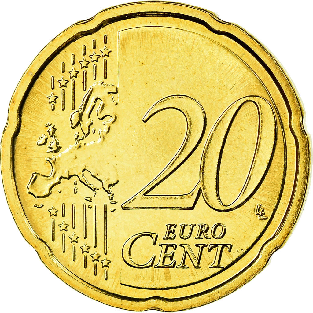 République fédérale allemande, 20 Euro Cent, 2009, SPL, Laiton, KM:255