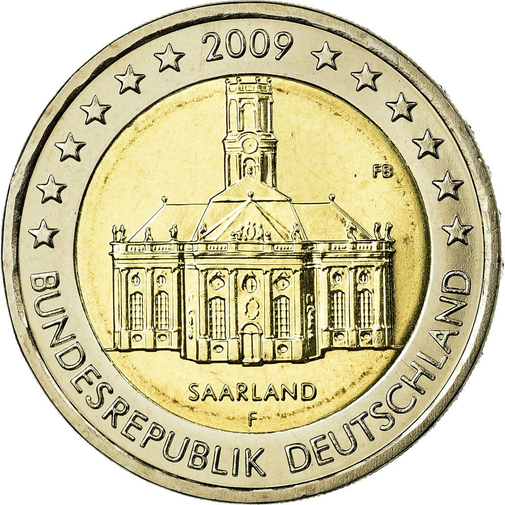 République fédérale allemande, 2 Euro, 2009, SPL, Bi-Metallic, KM:276