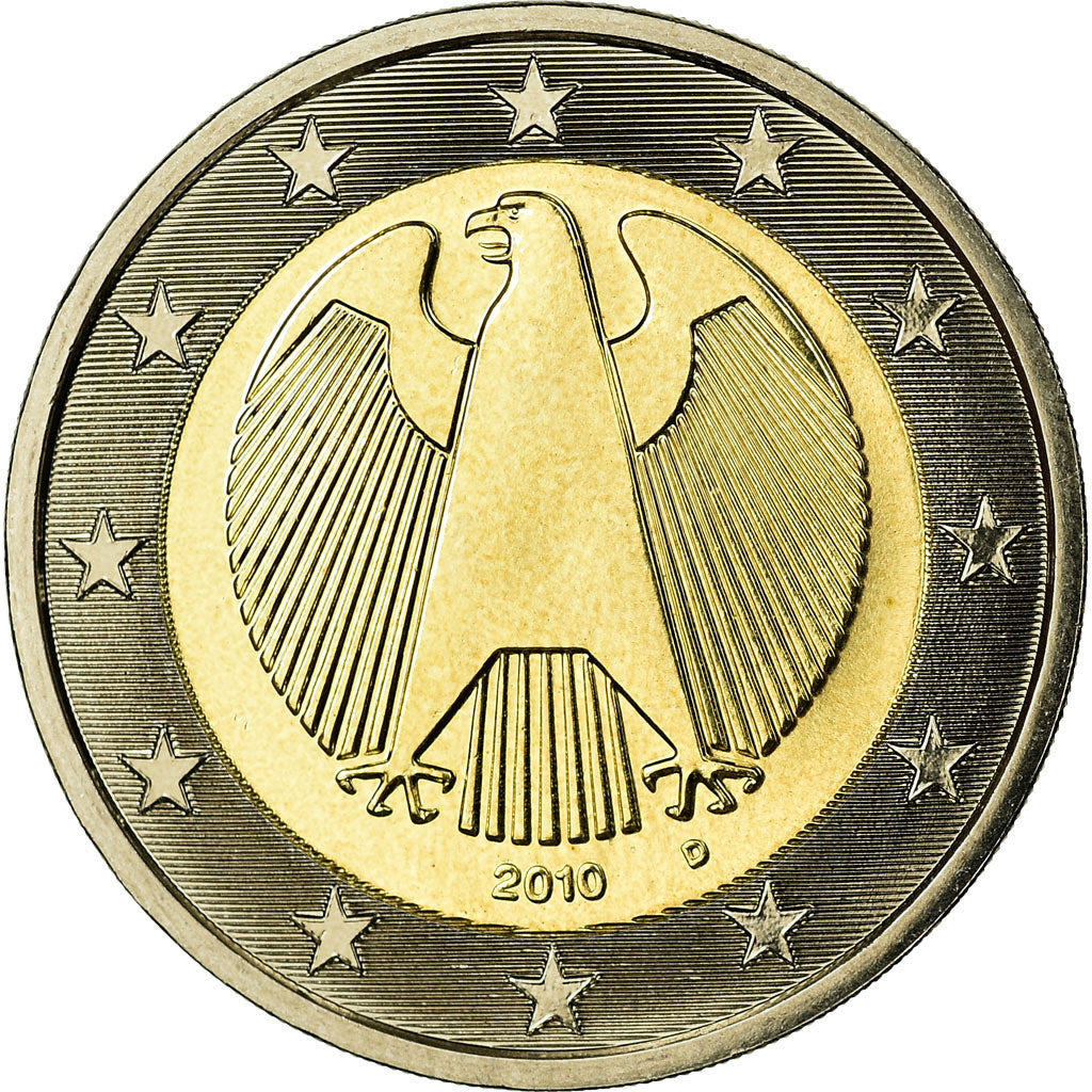 République fédérale allemande, 2 Euro, 2010, SPL, Bi-Metallic, KM:258