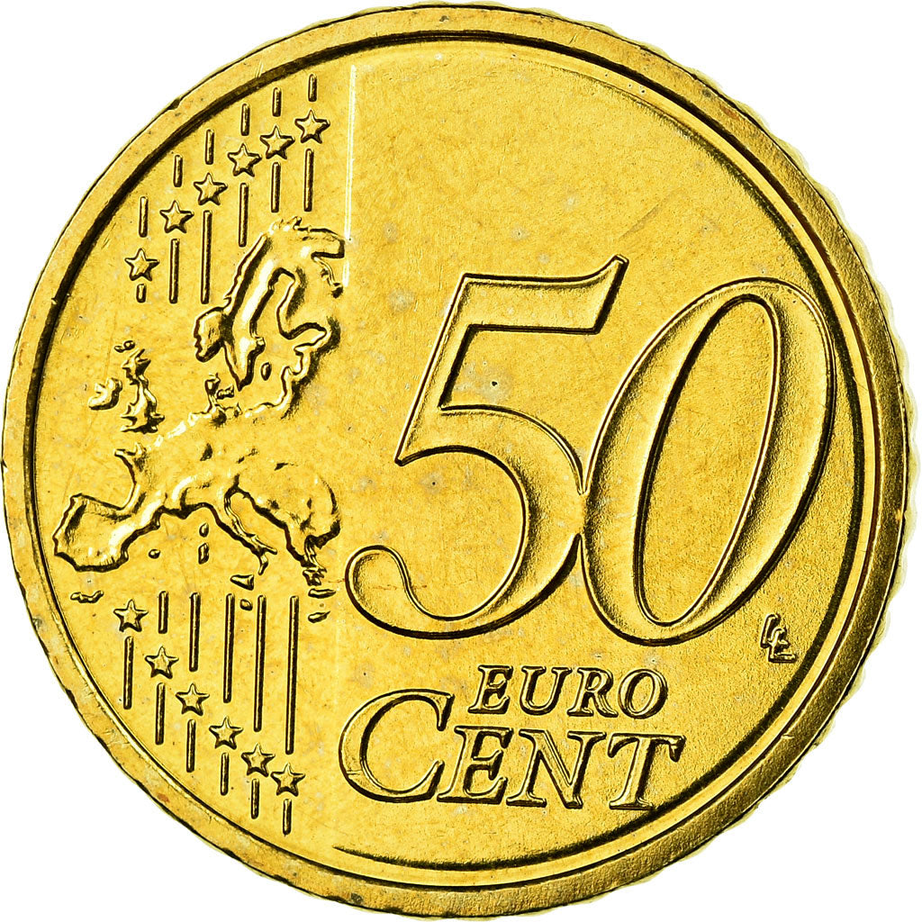 Bundesrepublik Deutschland, 50 Euro Cent, 2010, UNZ, Messing, KM:256