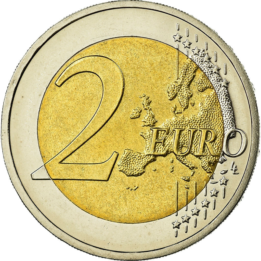 GERMANY - FEDERAL REPUBLIC, 2 Euro, 2010, AU(55-58), Bi-Metallic, KM:258