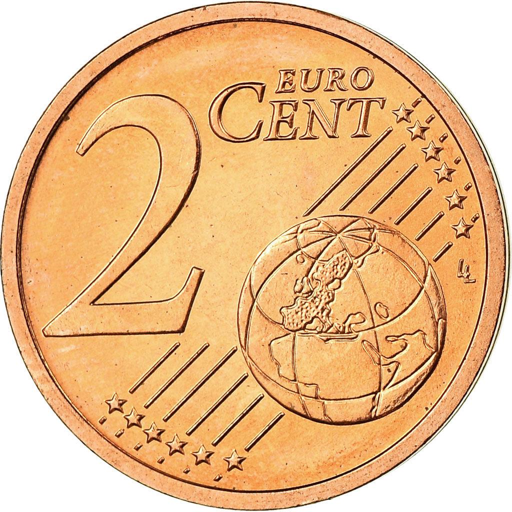 GERMANIA - REPUBBLICA FEDERALE, 2 Euro Cent, 2008, SPL, Acciaio placcato rame