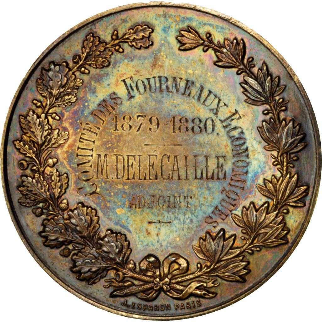 France, Medal, French Third Republic, Business & industry, MS(60-62), Vermeil