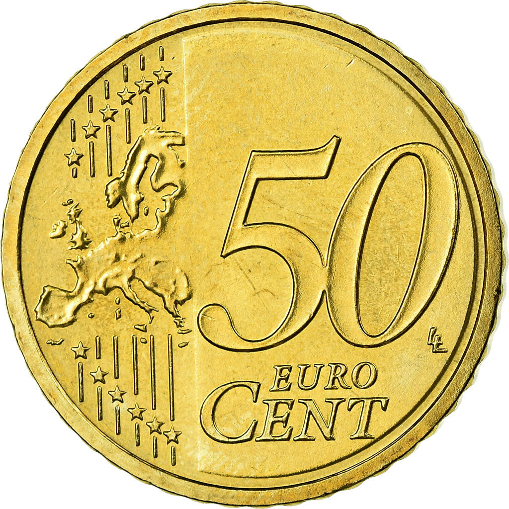 République fédérale allemande, 50 Euro Cent, 2008, SPL, Laiton, KM:256