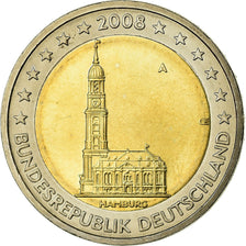 République fédérale allemande, 2 Euro, 2008, SPL, Bi-Metallic, KM:261