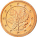 GERMANIA - REPUBBLICA FEDERALE, 2 Euro Cent, 2008, SPL, Acciaio placcato rame