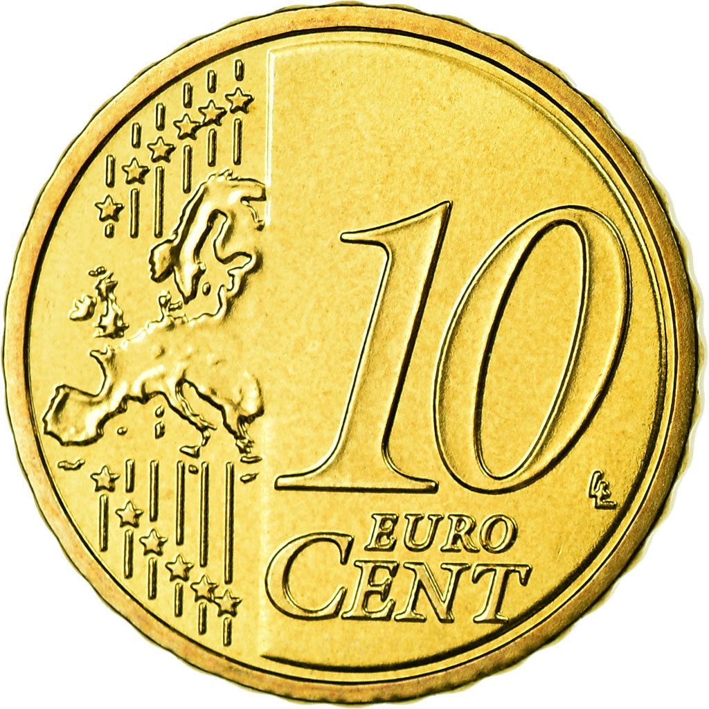 GERMANIA - REPUBBLICA FEDERALE, 10 Euro Cent, 2008, SPL, Ottone, KM:254