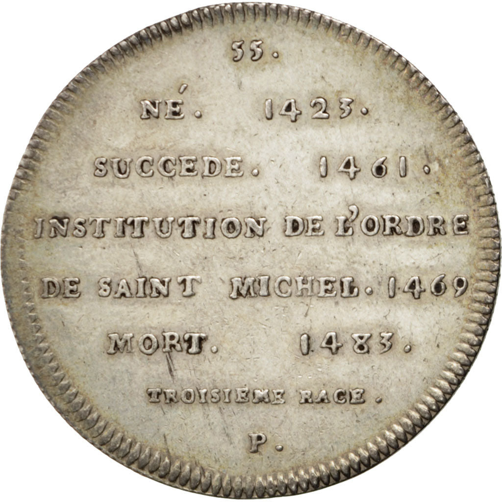 Portraits des rois de France, Louis XI, Médaille