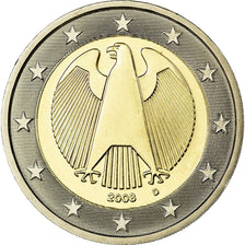République fédérale allemande, 2 Euro, 2008, SPL, Bi-Metallic, KM:258