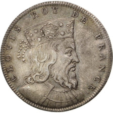 Frankreich, Medal, Clovis, History, SS+, Silber