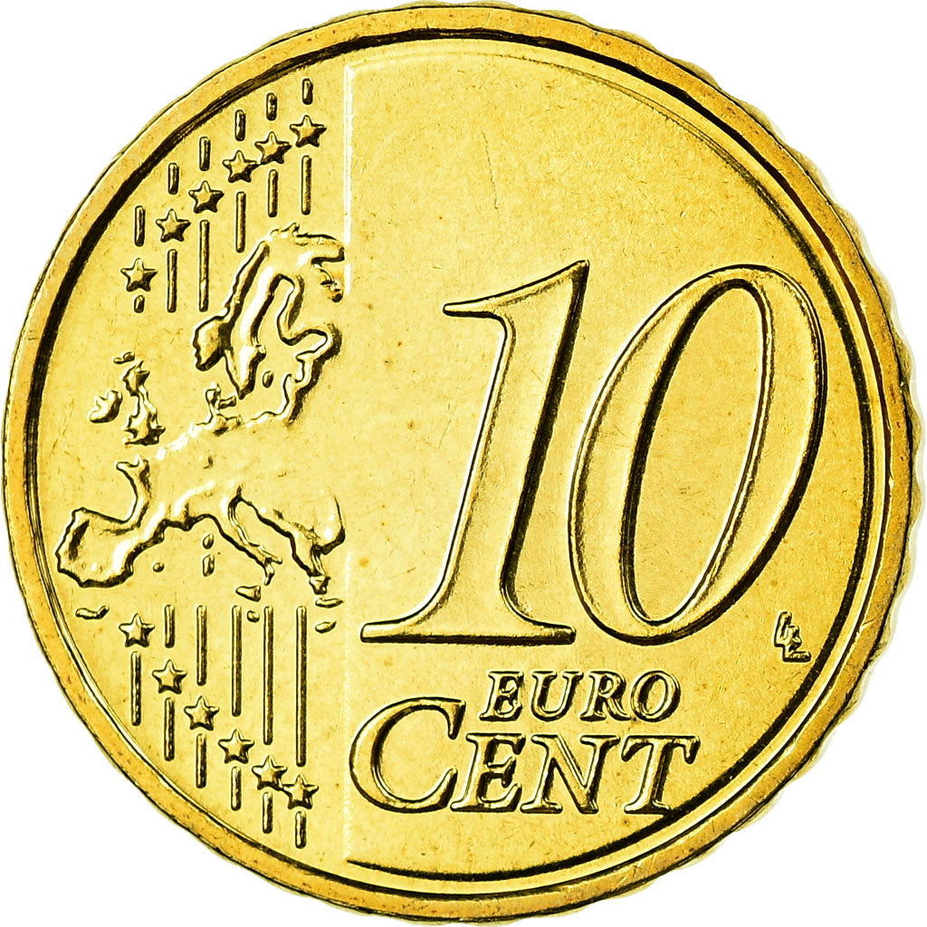 GERMANIA - REPUBBLICA FEDERALE, 10 Euro Cent, 2008, SPL, Ottone, KM:254