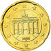 GERMANIA - REPUBBLICA FEDERALE, 20 Euro Cent, 2008, SPL, Ottone, KM:255