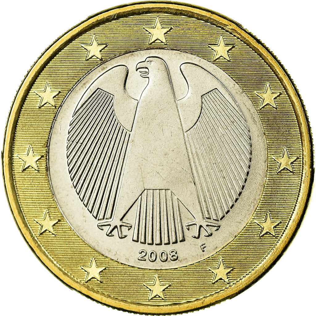 République fédérale allemande, Euro, 2008, SPL, Bi-Metallic, KM:257