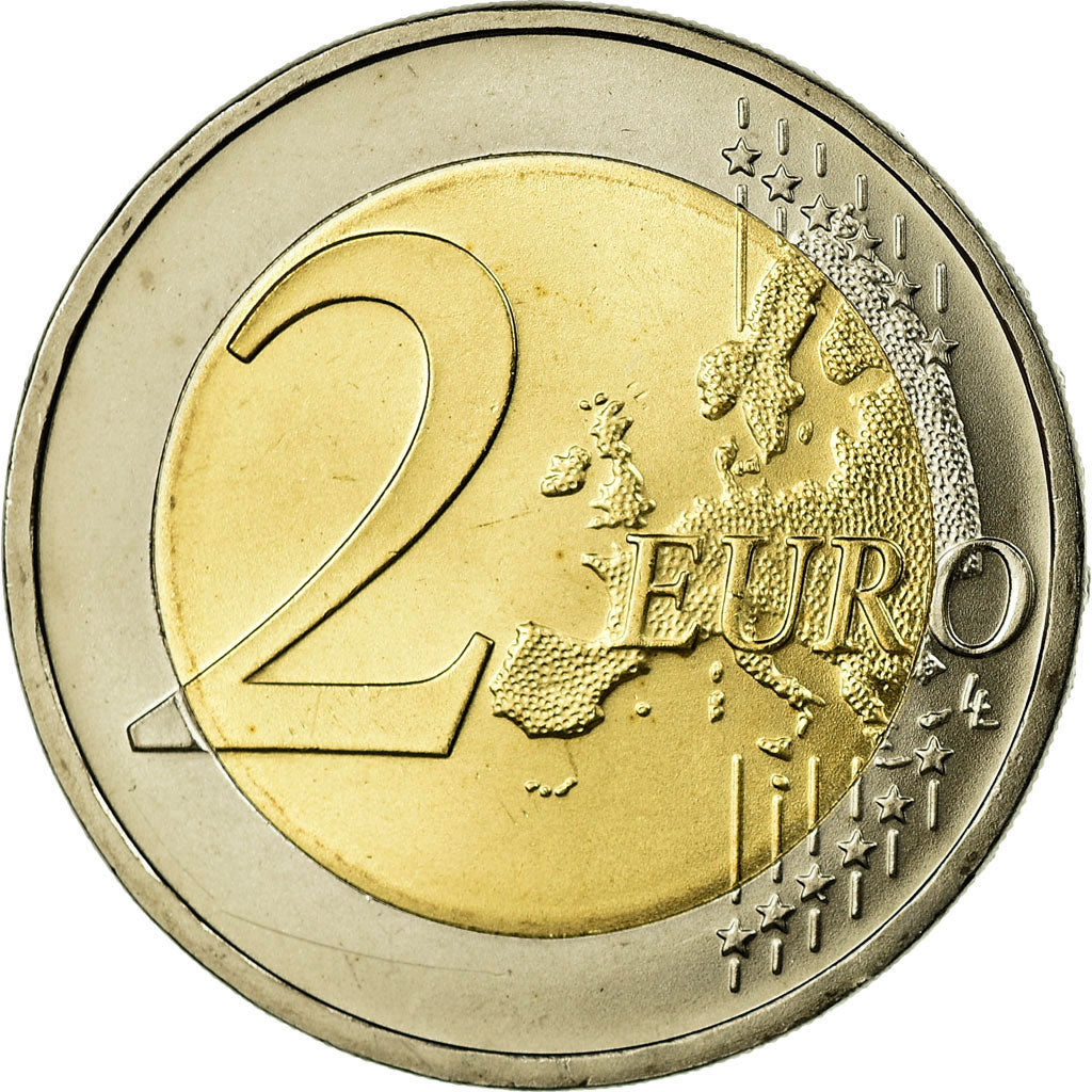 GERMANY - FEDERAL REPUBLIC, 2 Euro, 2008, MS(63), Bi-Metallic, KM:258