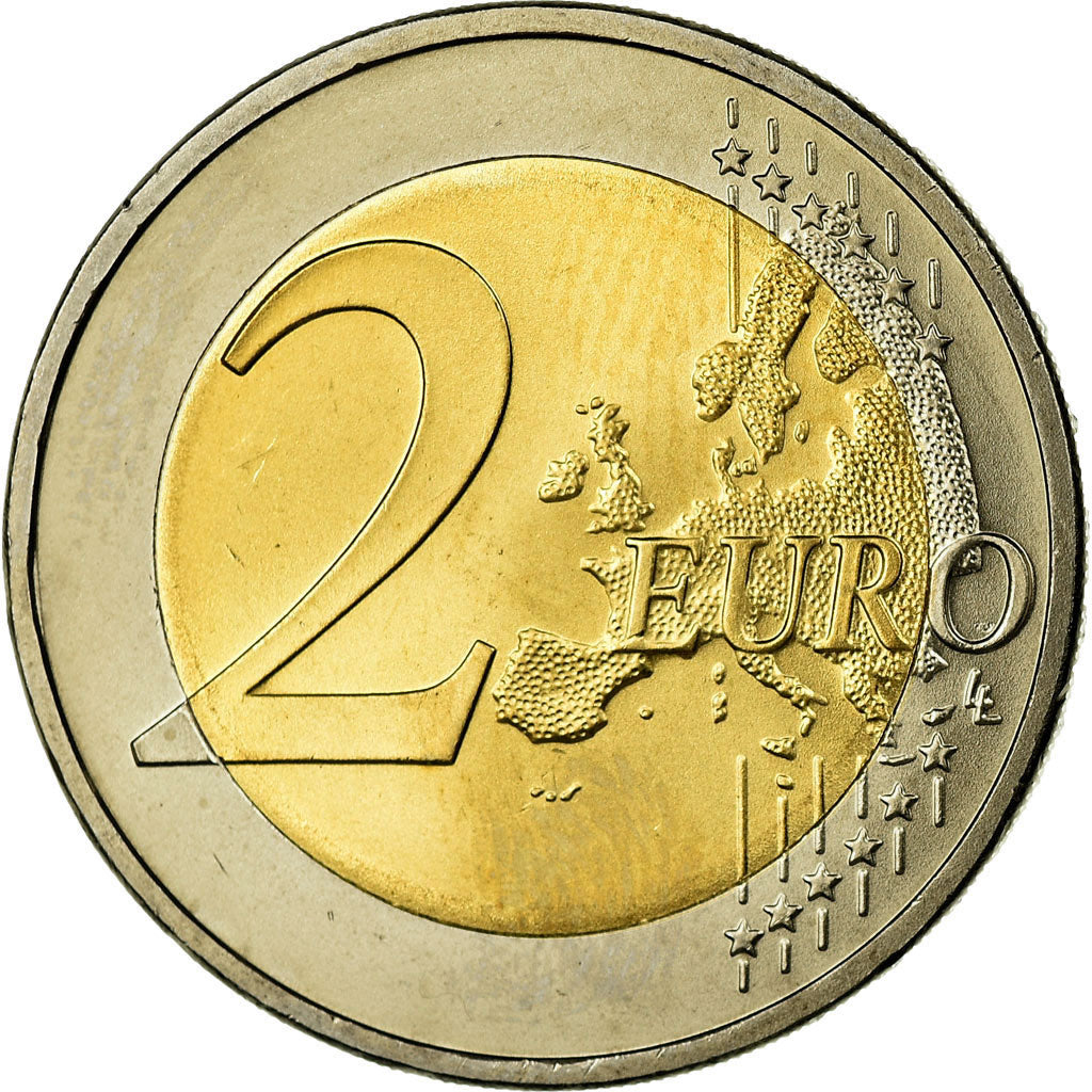 GERMANY - FEDERAL REPUBLIC, 2 Euro, 2008, MS(63), Bi-Metallic, KM:261