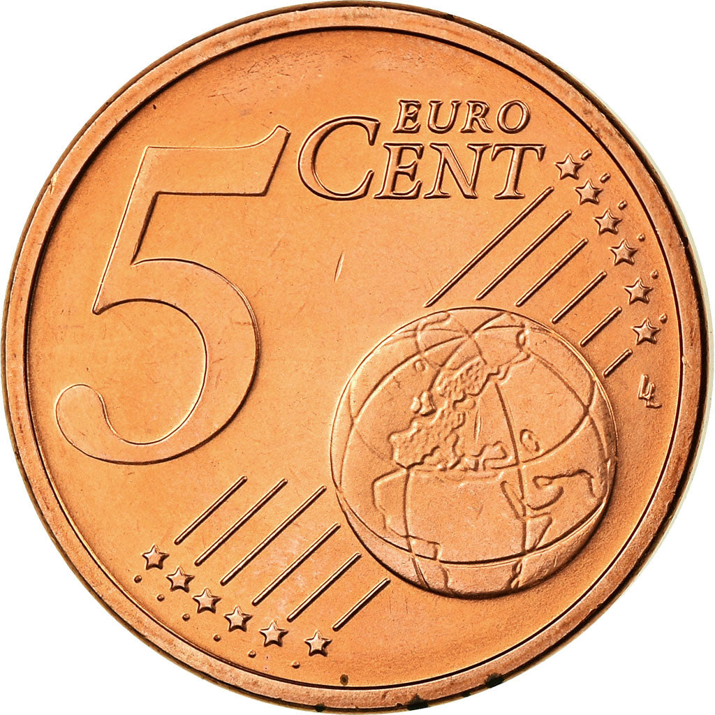 République fédérale allemande, 5 Euro Cent, 2008, SPL, Copper Plated Steel