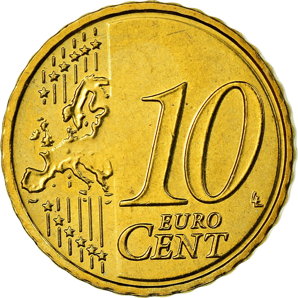 GERMANIA - REPUBBLICA FEDERALE, 10 Euro Cent, 2008, SPL, Ottone, KM:254