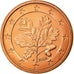 République fédérale allemande, Euro Cent, 2008, SPL, Copper Plated Steel