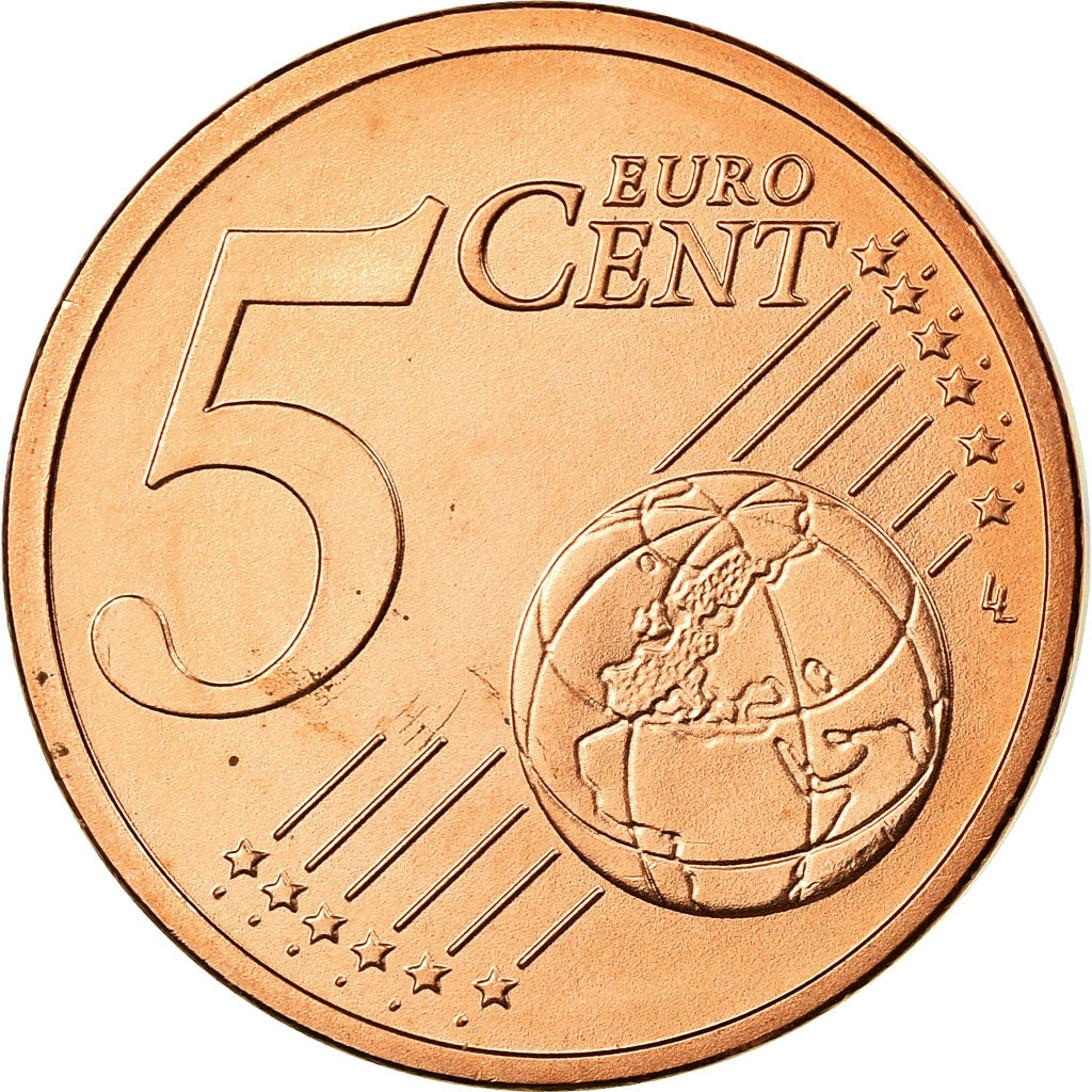 République fédérale allemande, 5 Euro Cent, 2008, SPL, Copper Plated Steel