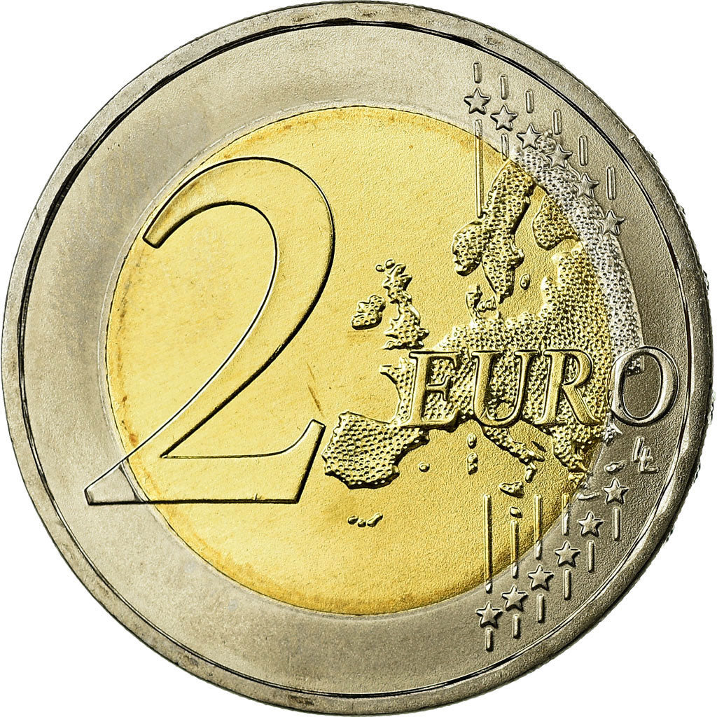 GERMANY - FEDERAL REPUBLIC, 2 Euro, 2008, MS(63), Bi-Metallic, KM:258