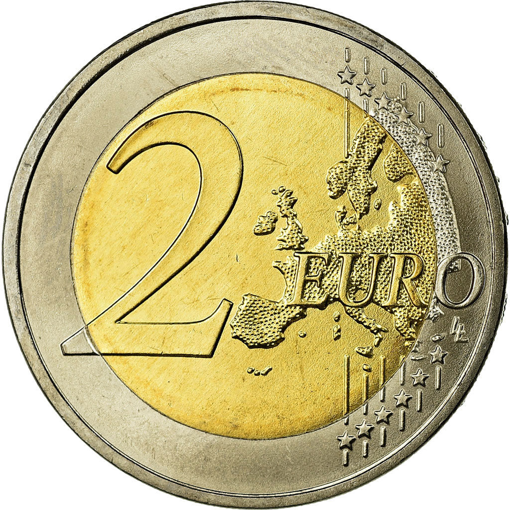 GERMANIA - REPUBBLICA FEDERALE, 2 Euro, 2008, SPL, Bi-metallico, KM:258