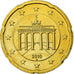 République fédérale allemande, 20 Euro Cent, 2010, SPL, Laiton, KM:255