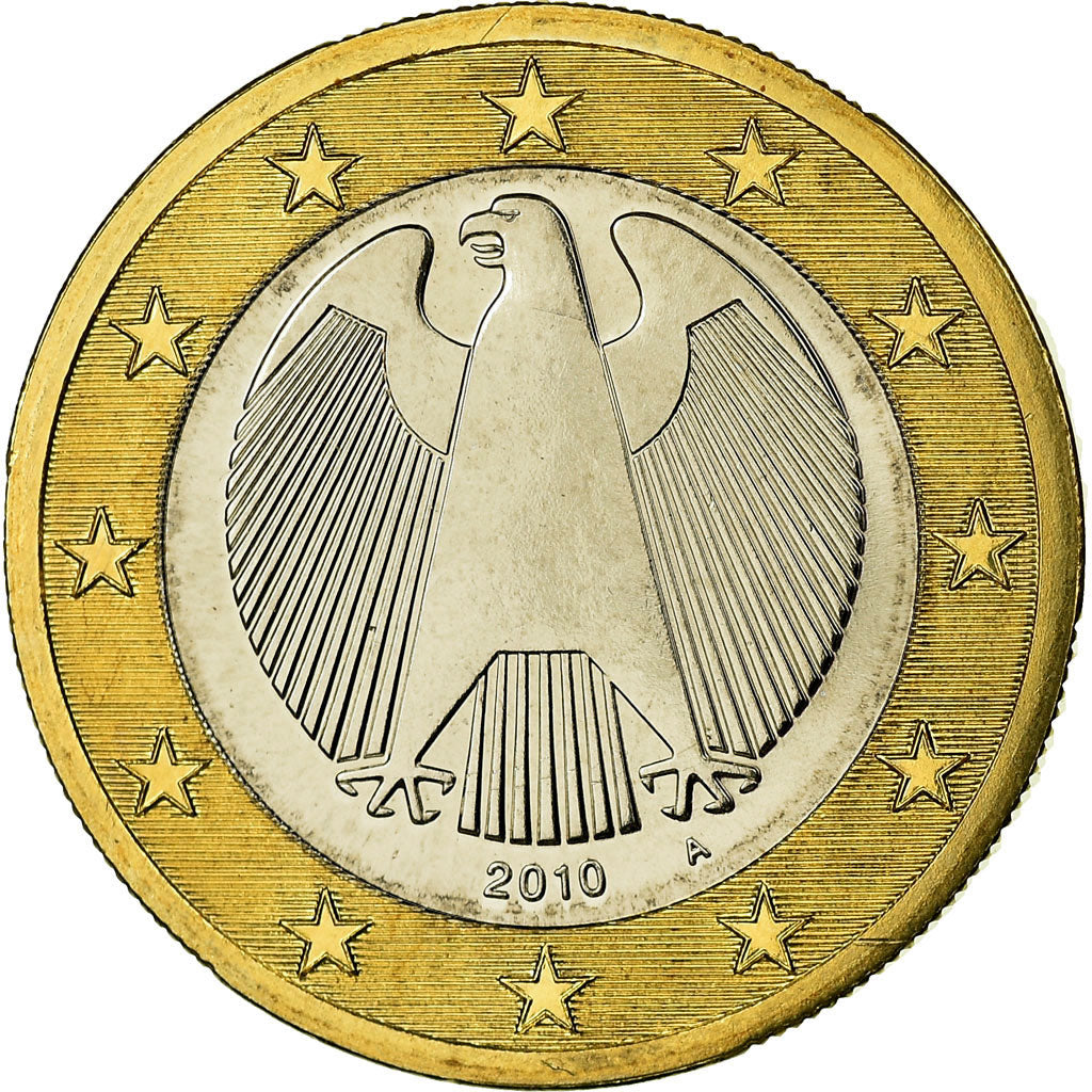 GERMANY - FEDERAL REPUBLIC, Euro, 2010, MS(63), Bi-Metallic, KM:257