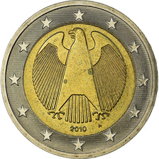 République fédérale allemande, 2 Euro, 2010, TTB, Bi-Metallic, KM:258