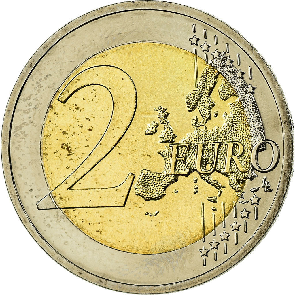 GERMANIA - REPUBBLICA FEDERALE, 2 Euro, 2010, SPL, Bi-metallico, KM:258