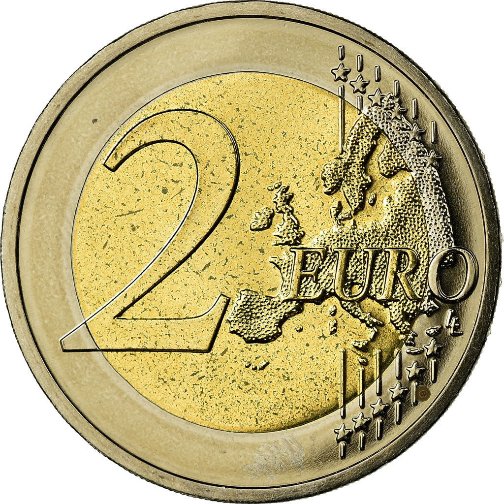 ALEMANIA - REPÚBLICA FEDERAL, 2 Euro, 2010, SC, Bimetálico, KM:285