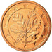 République fédérale allemande, Euro Cent, 2010, SPL, Copper Plated Steel