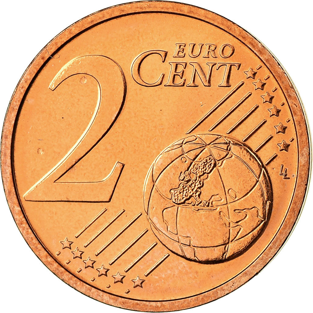 Bundesrepublik Deutschland, 2 Euro Cent, 2010, UNZ, Copper Plated Steel, KM:208