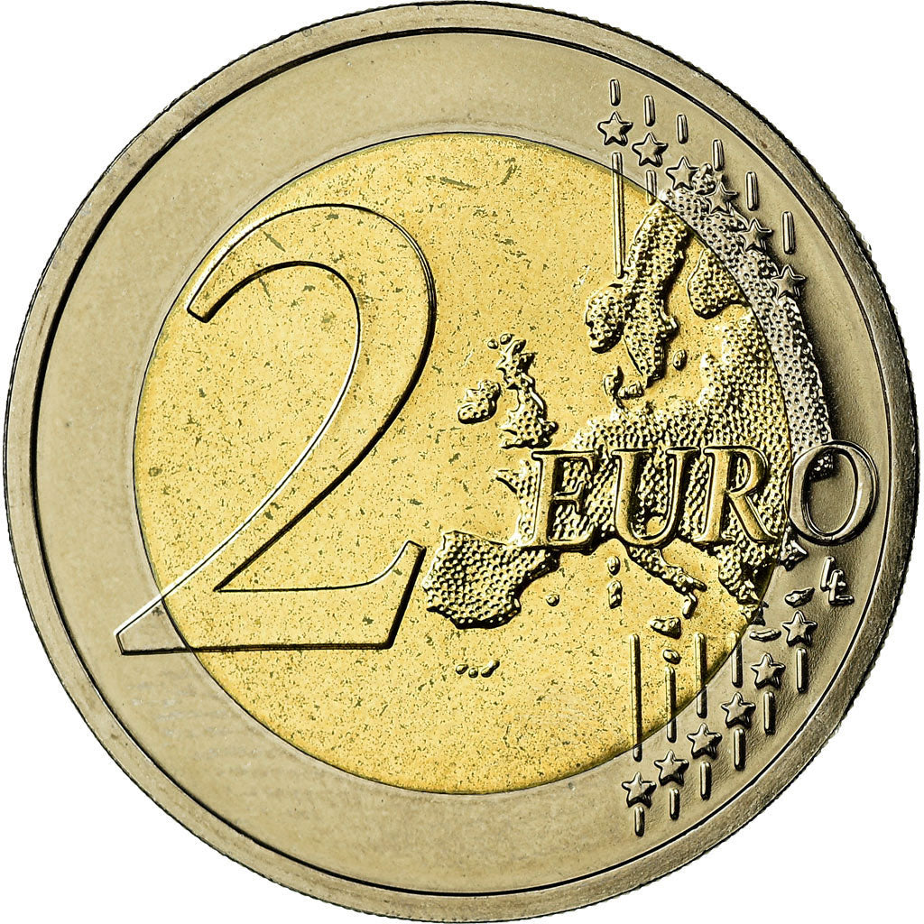 GERMANY - FEDERAL REPUBLIC, 2 Euro, 2010, MS(63), Bi-Metallic, KM:258